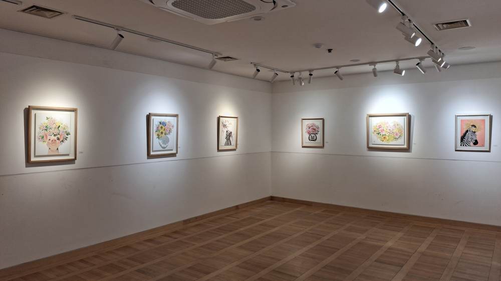 코너 — 인물화·화훼