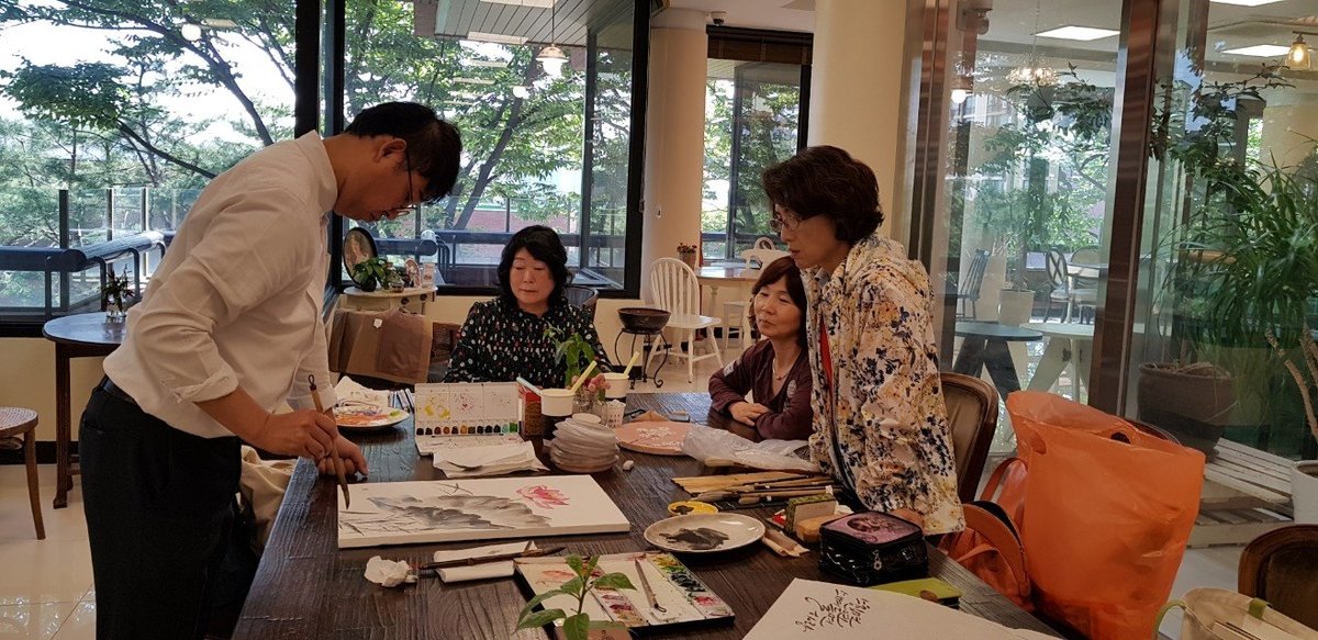 성인반 시범 지도