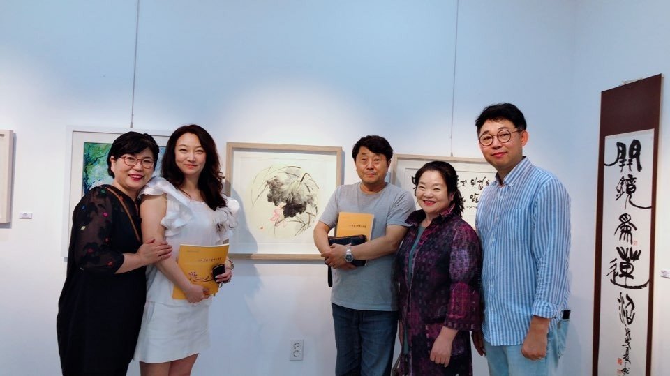 야외 캘리그라피 체험 부스